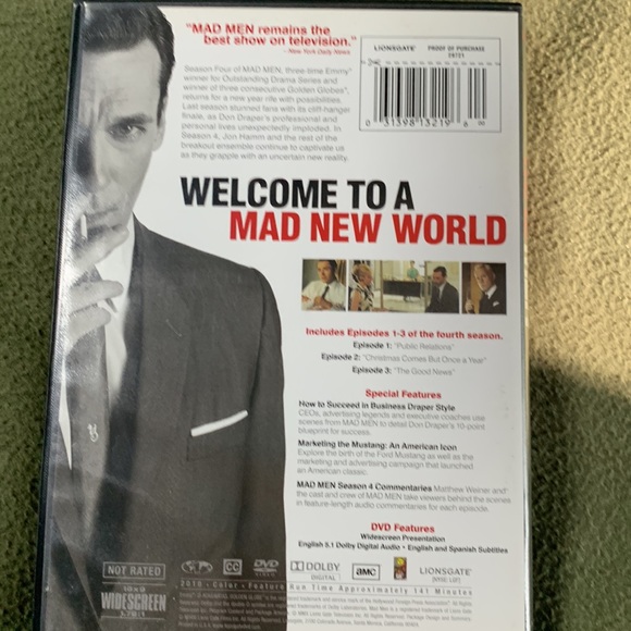 GUC Mad Men season 4 discs 1-3 - Picture 3 of 13